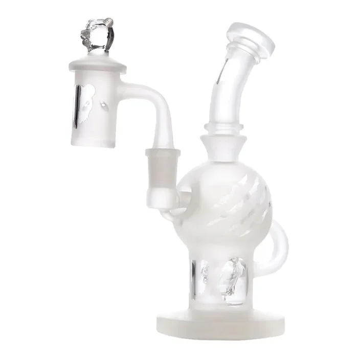 Bear Quartz Worked Sphere Dab Rig Box Set