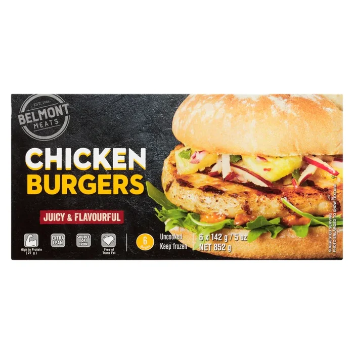 Belmont Chicken Burger – 852g