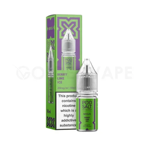 Berry Lime Ice 10ml Nic Salt E-liquid by Pod Salt Nexus