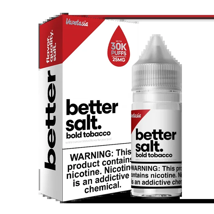 Better Salt by Vapetasia – Bold Tobacco