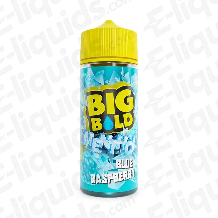 Big Bold Menthol Blue Raspberry Shortfills Vape Juice