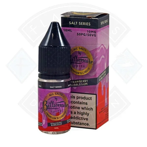 Billionaire Juice Nic Salt – 10ml Strawberry Bubblegum Flavor