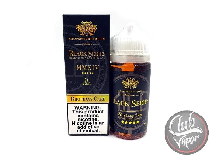 Birthday Cake 100mL E-Liquid by Kilo Black Series