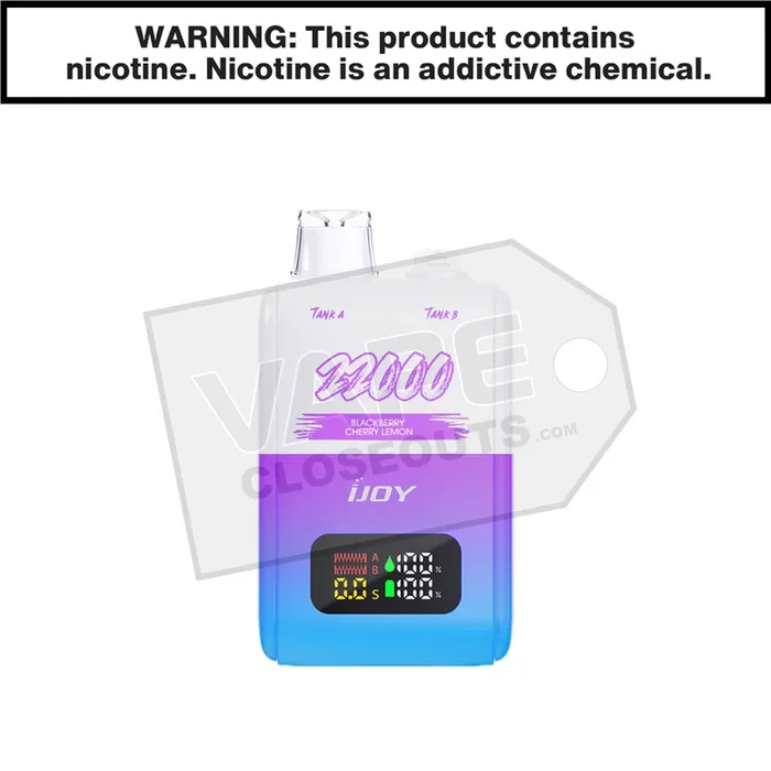 Blackberry Cherry Lemon iJoy SD22000 Disposable Vape