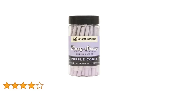 BLAZY SUSAN 20CT PURPLE CONES