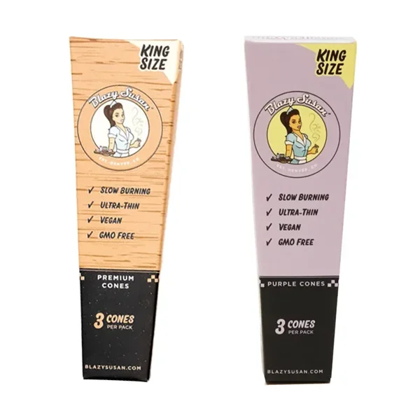 Blazy Susan Cones King Size 3-Cone Pack (21pc Display)