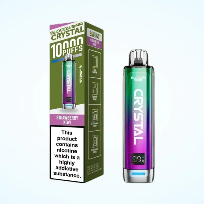 Bloody Bar Crystal 10K Prefilled Pod Kit Strawberry Kiwi