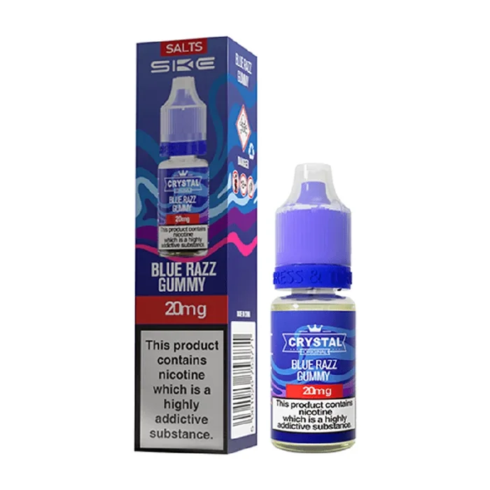 Blue Razz Gummy Crystal Vape Juice by SKE