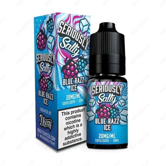 Blue Razz Ice Seriously Salty E-Liquid