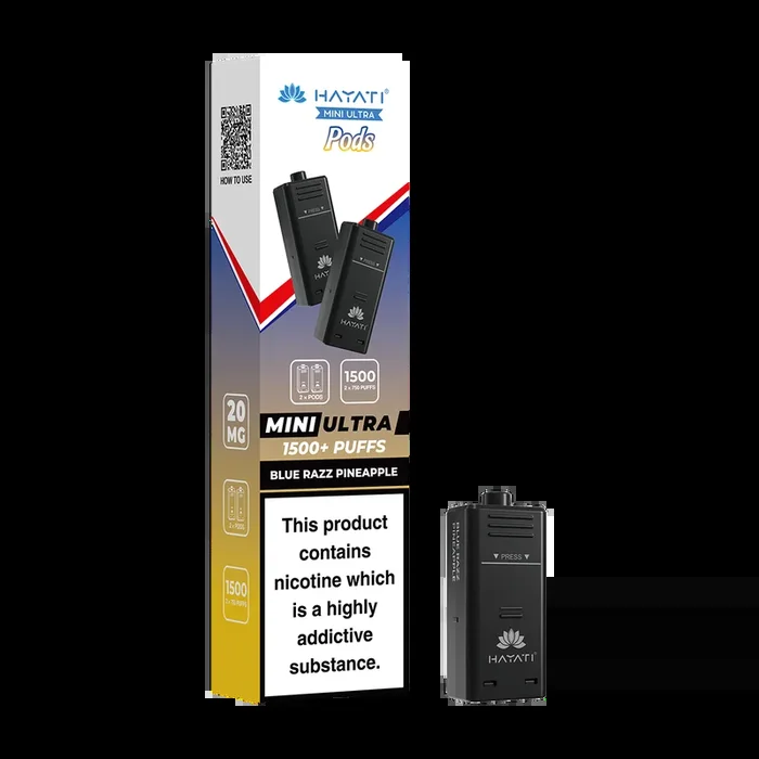 Blue Razz Pineapple Hayati Mini Ultra Refill Pack