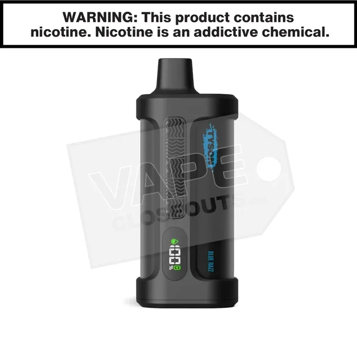 Blue Razz Tyson 2.0 Iron Mike 15,000 Puff Disposable Vape