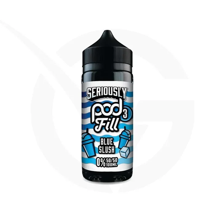 Blue Slush 100ml Shortfill E-liquid by Seriously Pod Fill 3