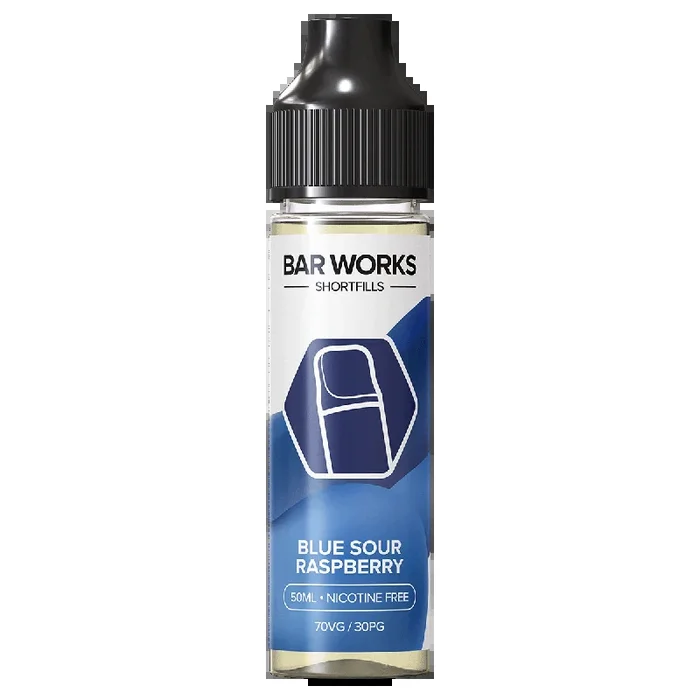 Blue Sour Raspberry Shortfill by Bar Works – 50ml