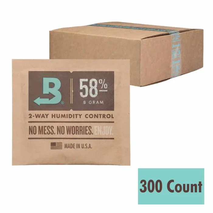 Boveda 58% Large Humidity Control Pack 8 Gram (300 Count)