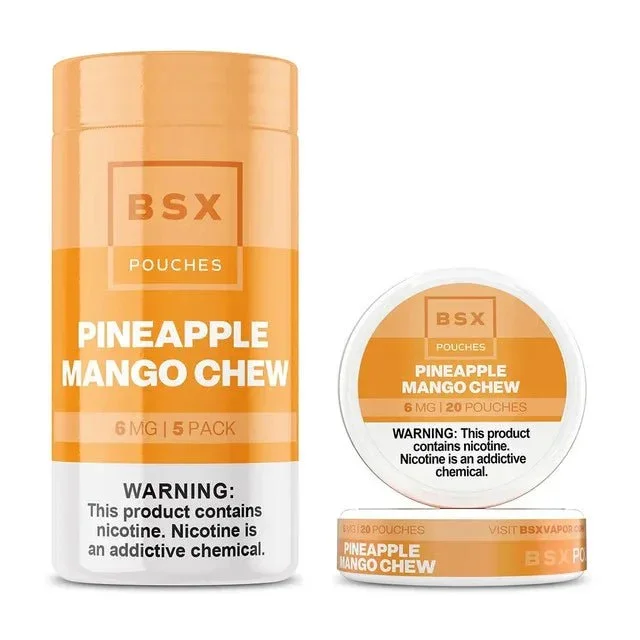 BSX NICOTINE POUCHES – PINEAPPLE MANGO CHEW