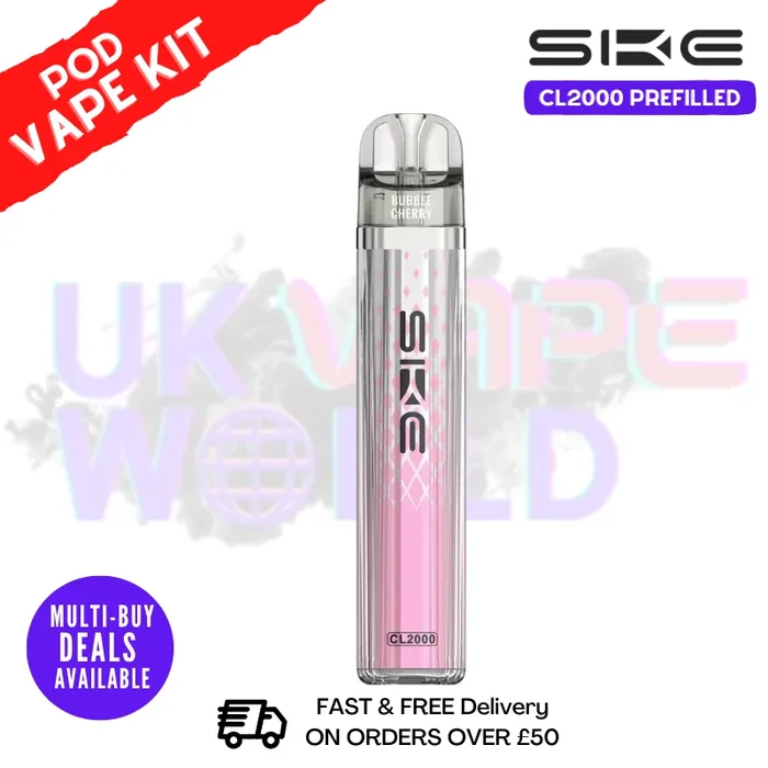Bubble Cherry SKE CL2000 2K Puff Vape Pen Kit