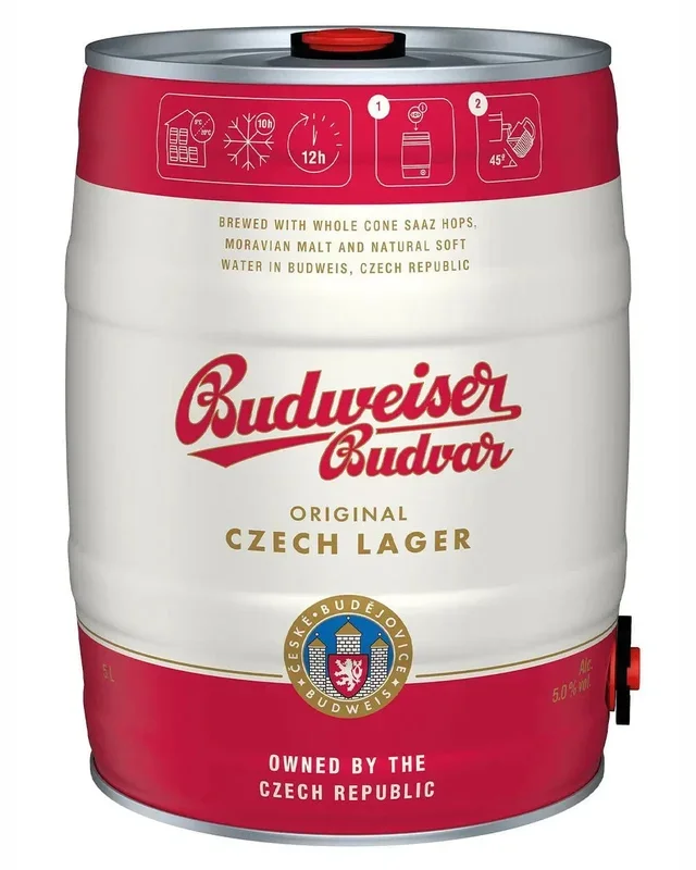 Budweiser Budvar Keg, 5 L