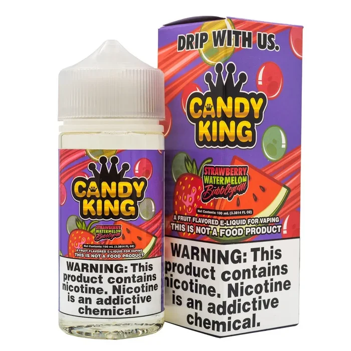 CANDY KING – STRAWBERRY WATERMELON BUBBLEGUM – 100ML