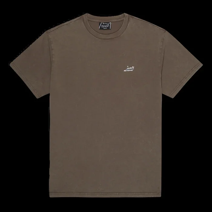 Castanza Short Sleeve Tee (Brown Vintage Wash)
