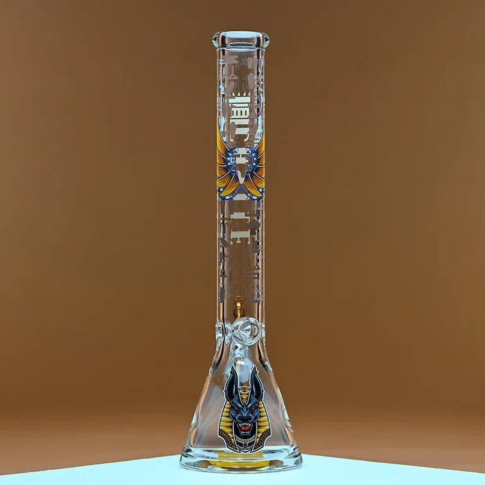 Castle Glassworks 18 ” 9mm Anubis Beaker Bong