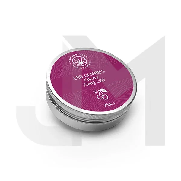 CBD Brothers 625mg CBD Cherry Gummies – 30 Pcs