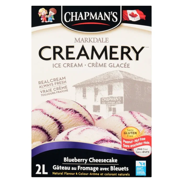 Chapman’s Ice Cream Blueberry Cheesecake, 2 L