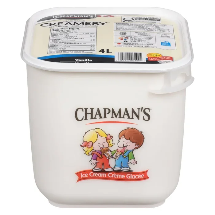 Chapman’s Ice Cream Vanilla, 4-L