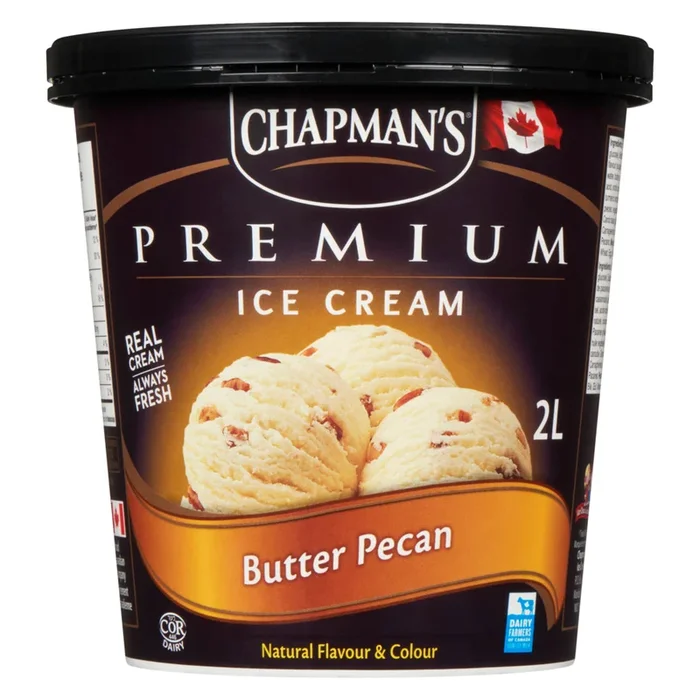 Chapman’s Premium Butter Pecan Ice Cream – 2L