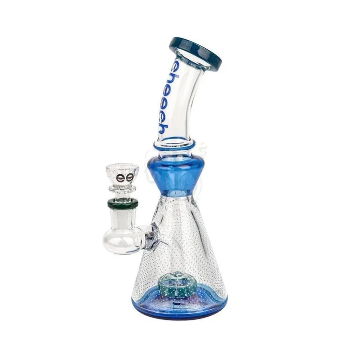 Cheech Stemless 9 ” Tall Banger-Hanger w/ 14mm Bowl Showerhead Rig