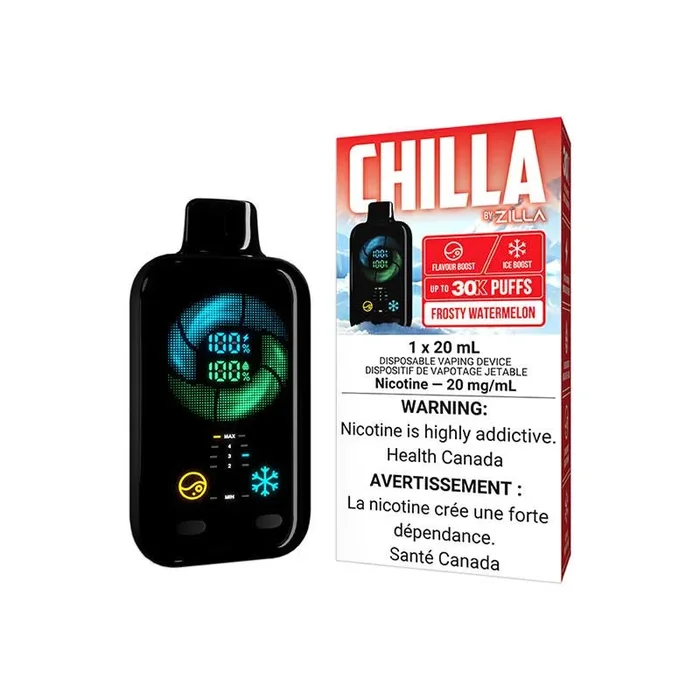 Chilla By Zilla Disposable – Frost Watermelon (ON)