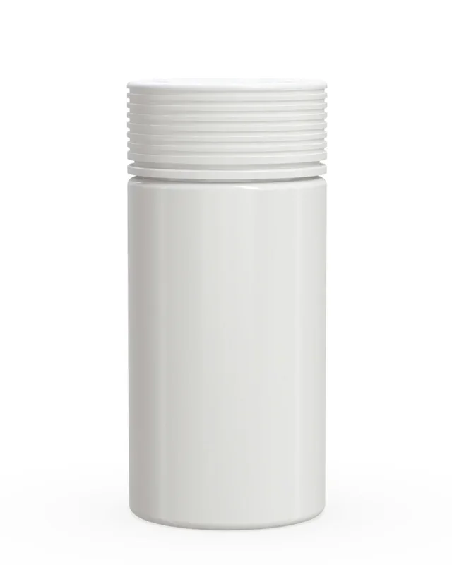 CHUBBY GORILLA | Child Resistant White Plastic Spiral Jar w/ White Cap | 55mm – 6oz – 300 Count