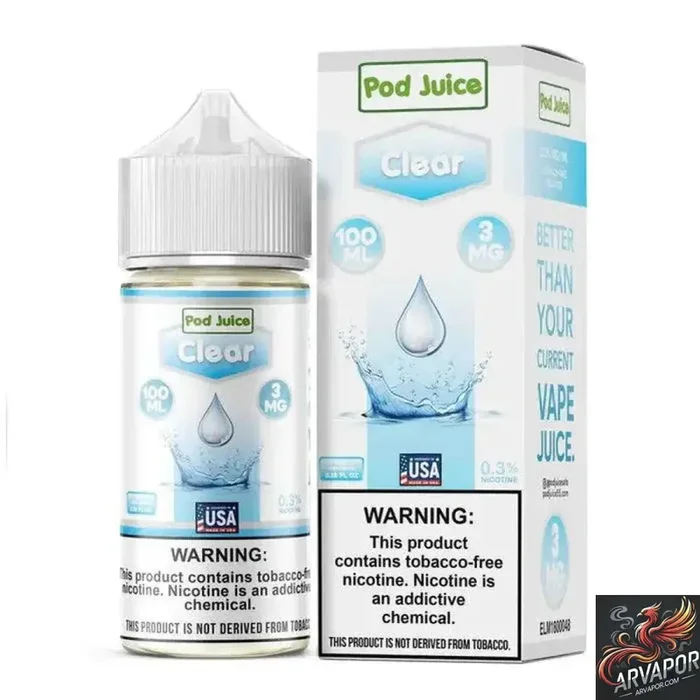 Clear – POD Juice Synthetic 100mL