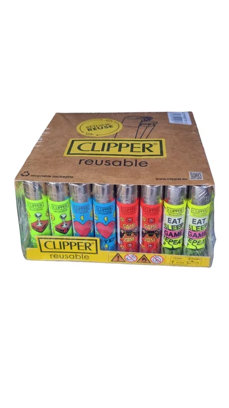 Clipper Lighter – Insert Coin (Tray of 48)