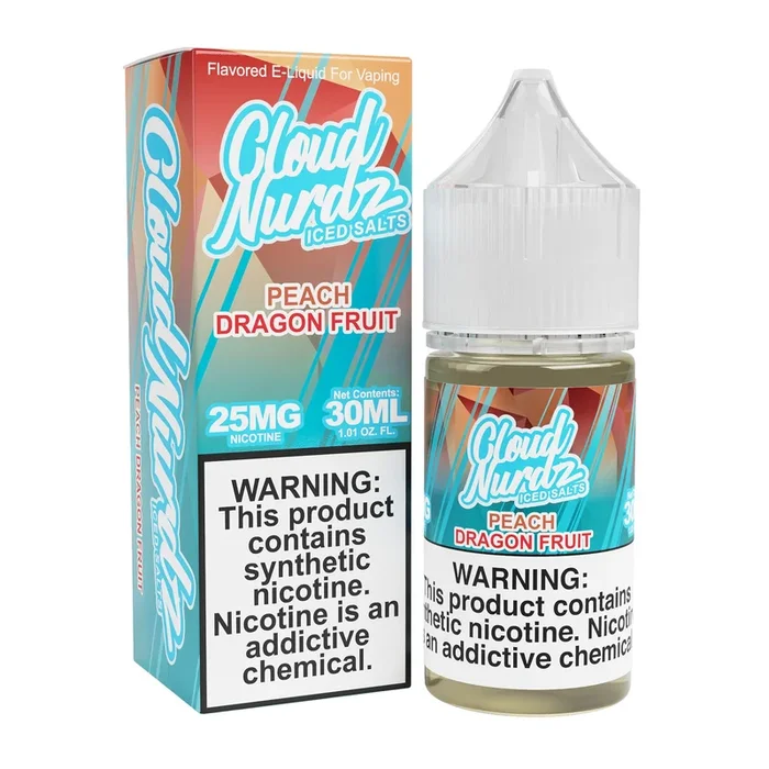 Cloud Nurdz Iced Peach Dragonfruit eJuice