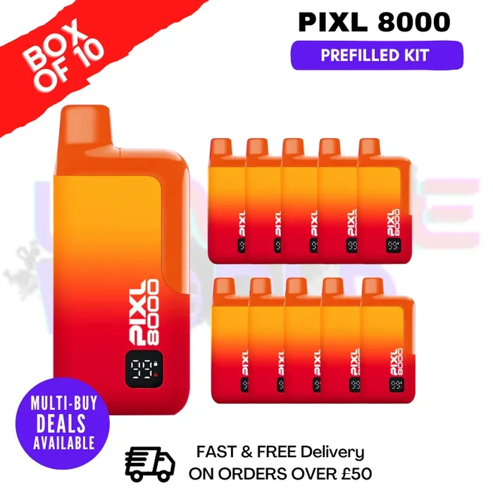 Cola Lime Pixl 8000 Kits Box Of 10