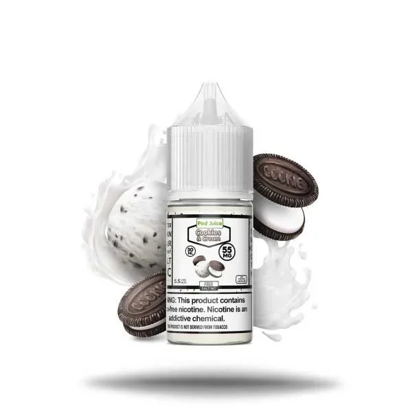 Cookies and Cream By Pod Juice Salts