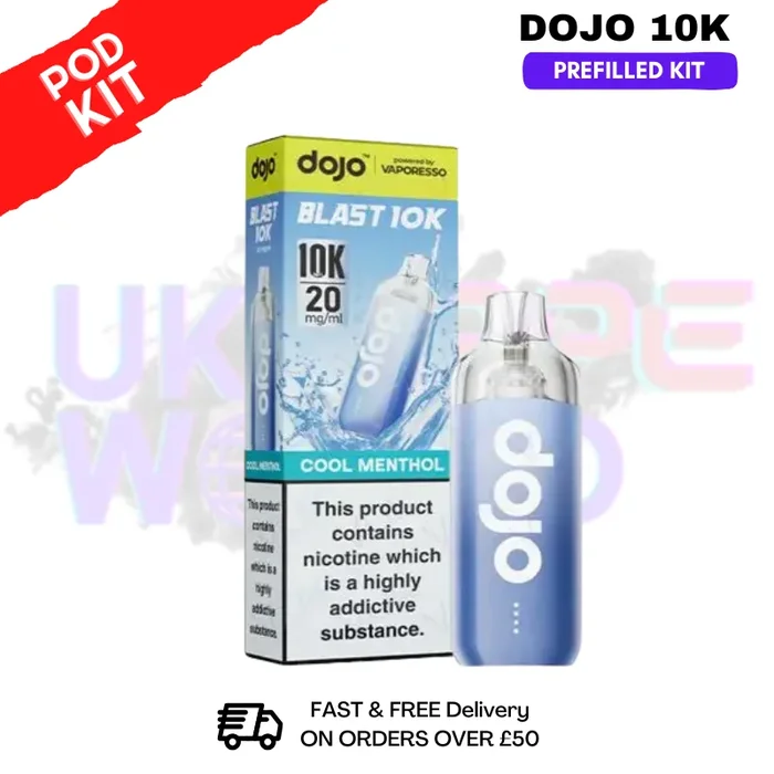 Cool Menthol Dojo Blast 10K Puff Prefilled Kit