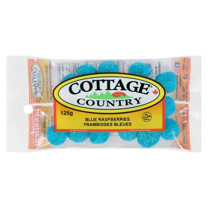 Cottage Country Blue Raspberries Candy, 140-g