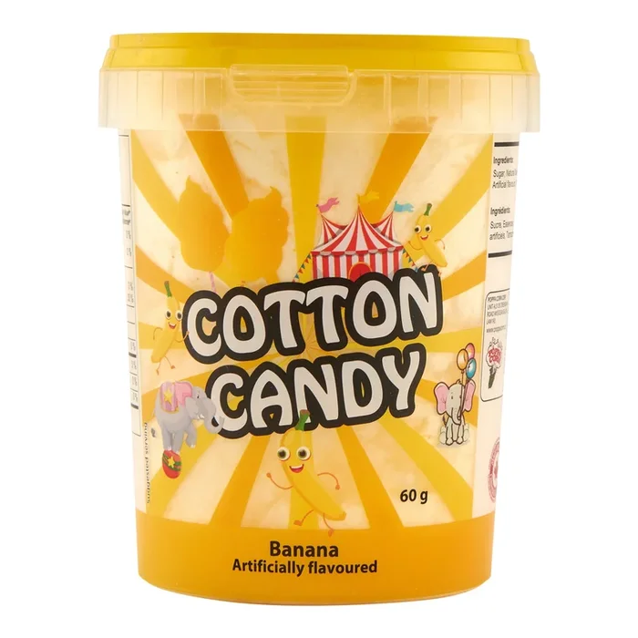 Cotton Candy Banana Flavoured, 60 g