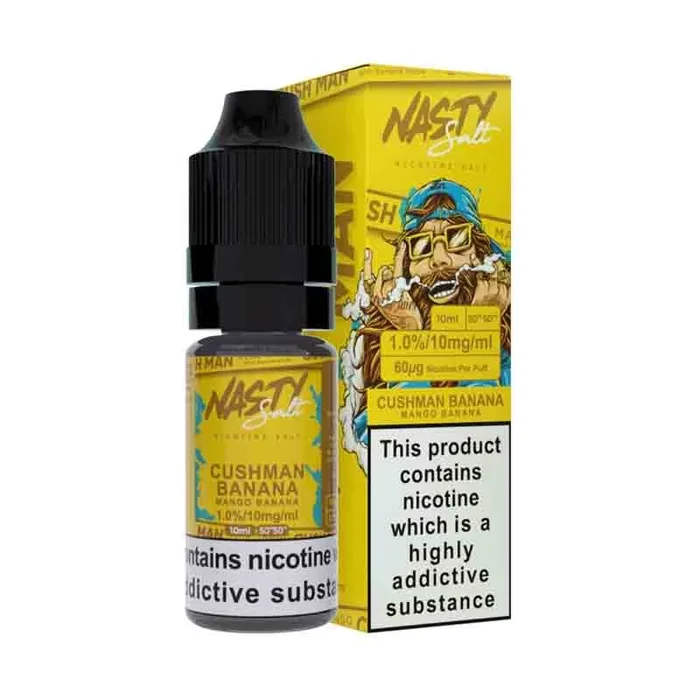 Cushman Banana Nic Salt Vape Juice by Nasty Juice Salts