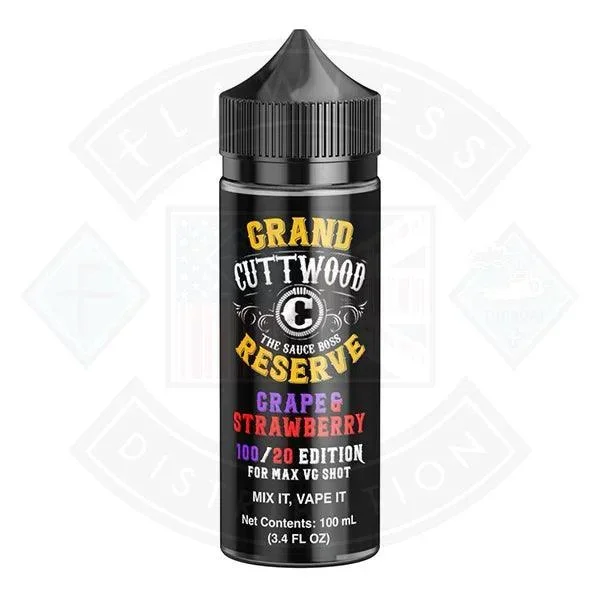 Cuttwood Grand Reserve – Grape & Strawberry 0mg 100ml E-liquid