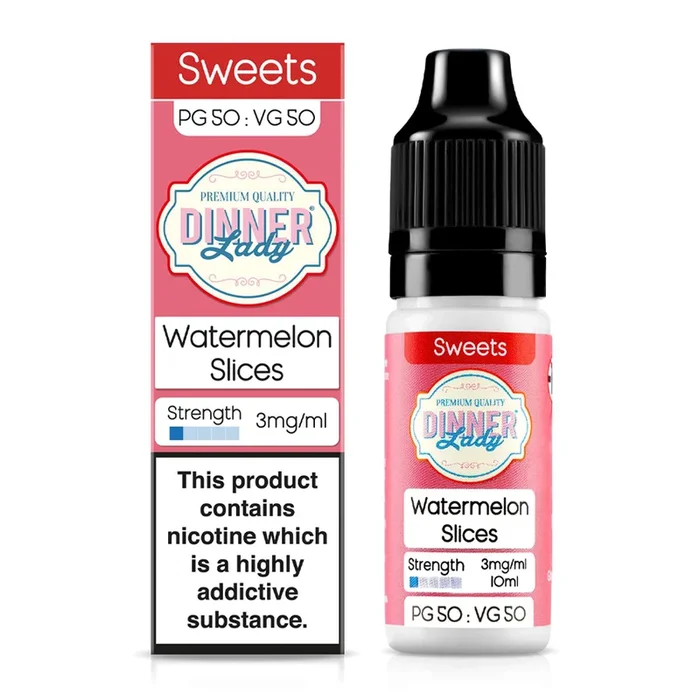 Dinner Lady Watermelon Slices 10ml 50/50 E-Liquid