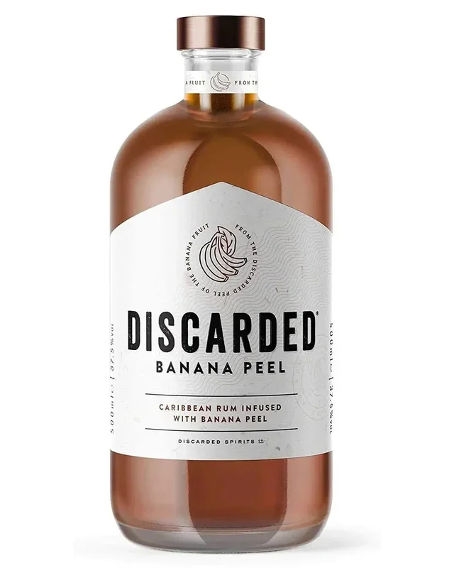 Discarded Banana Peel Infused Rum, 50 cl