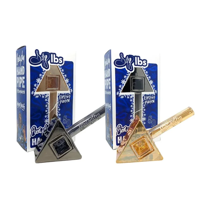 Dogg Lbs (Hand Pipe) 4 ” Everyday Electro Plated Tri-Prism