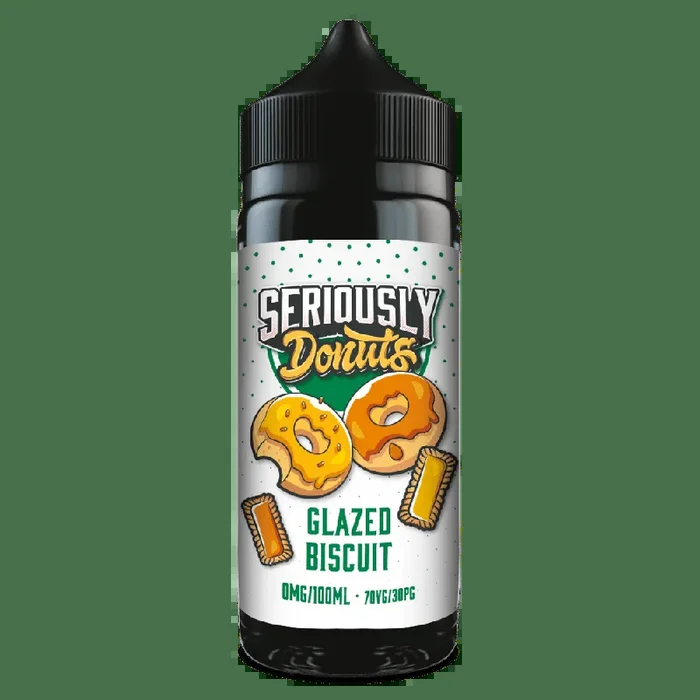Doozy Seriously Donuts 100ml E-Liquid Shortfill Glazed Biscuit