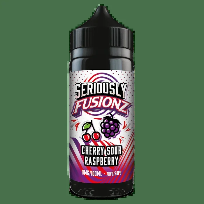 Doozy Seriously Fusionz 100ml E-Liquid Shortfill Cherry Sour Raspberry