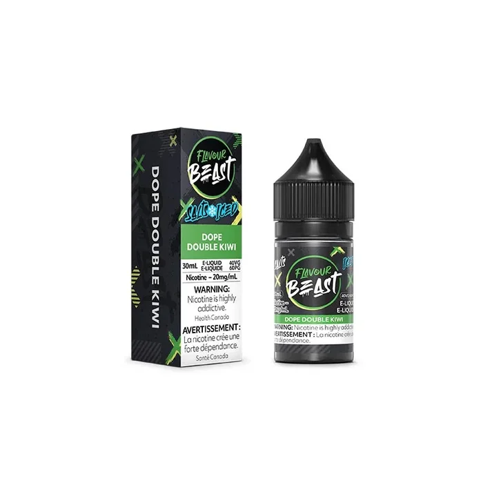 Dope Double Kiwi Iced Salt by Flavour Beast E-Liquid (AB)