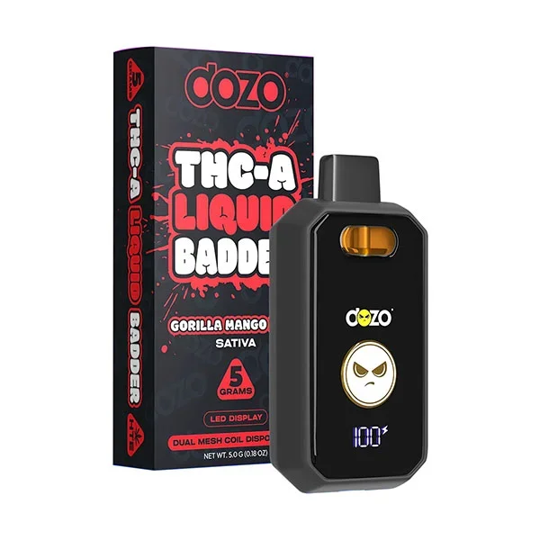Dozo THC-A Liquid Badder Disposable Vape | 5g
