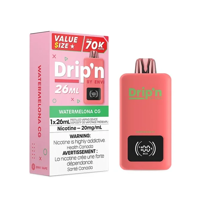 Drip’n by Envi 26ML Disposable – Watermelona CG (AB)