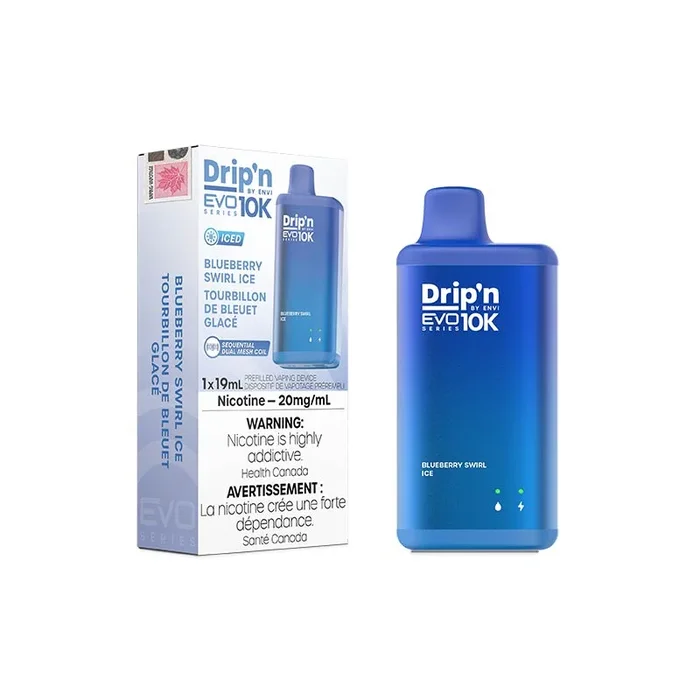 Drip’n by Envi EVO Series 10K Disposable – Blue Razz (ON)